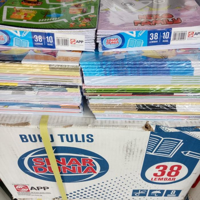 Buku Tulis Sinar Dunia 38 Lembar di SRC Dava Lubuk Pakam