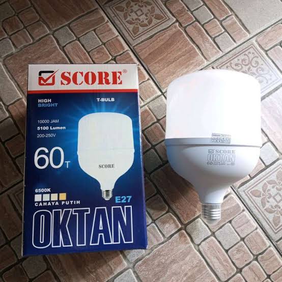 Lampu LED Score Oktan 60 Watt di SRC Dava Lubuk Pakam